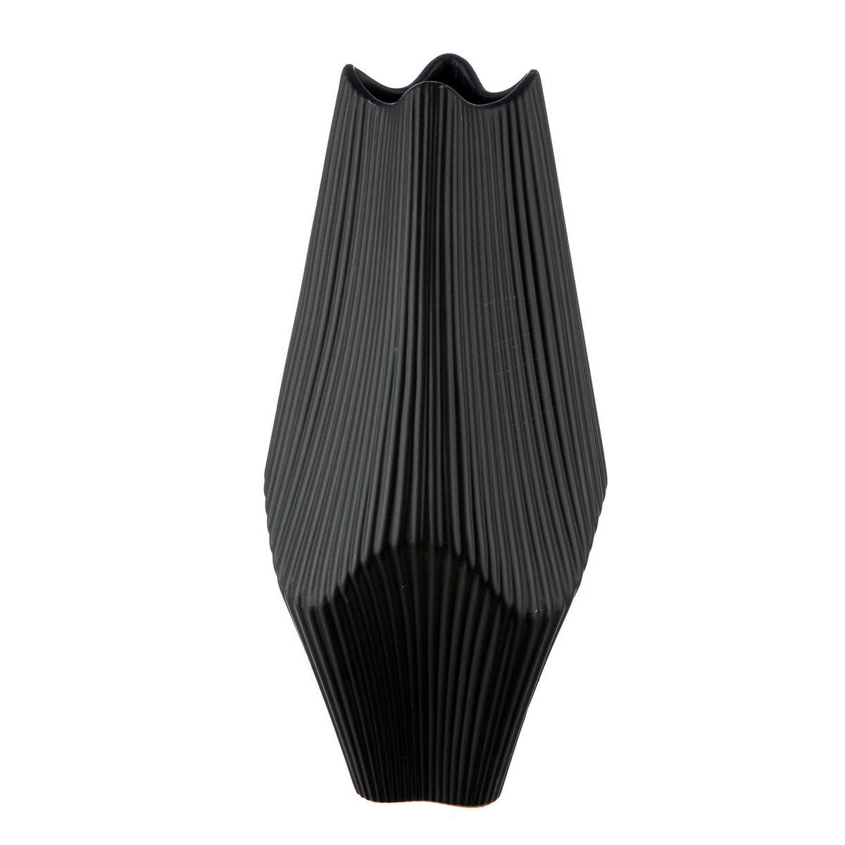 DEKOVASE  - Schwarz, LIFESTYLE, Keramik (15/30cm)