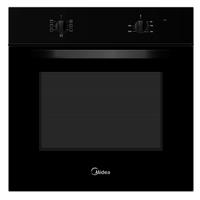 EINBAUBACKOFEN MBO65M40M0-BK  - Schwarz, Basics, Glas/Metall (59,5/59,5/57,5cm) - Midea