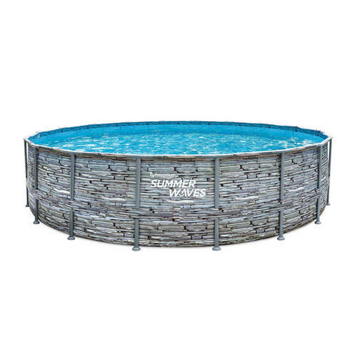 POOL PGP4W01852B 549/132 cm  - Grau, KONVENTIONELL, Kunststoff (549/132cm)
