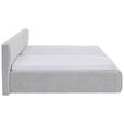 POLSTERBETT Bettkasten, Lattenroste Hellgrau 180/200 cm  - Birkefarben/Buchefarben, Design, Holz/Textil (180/200cm) - Xora