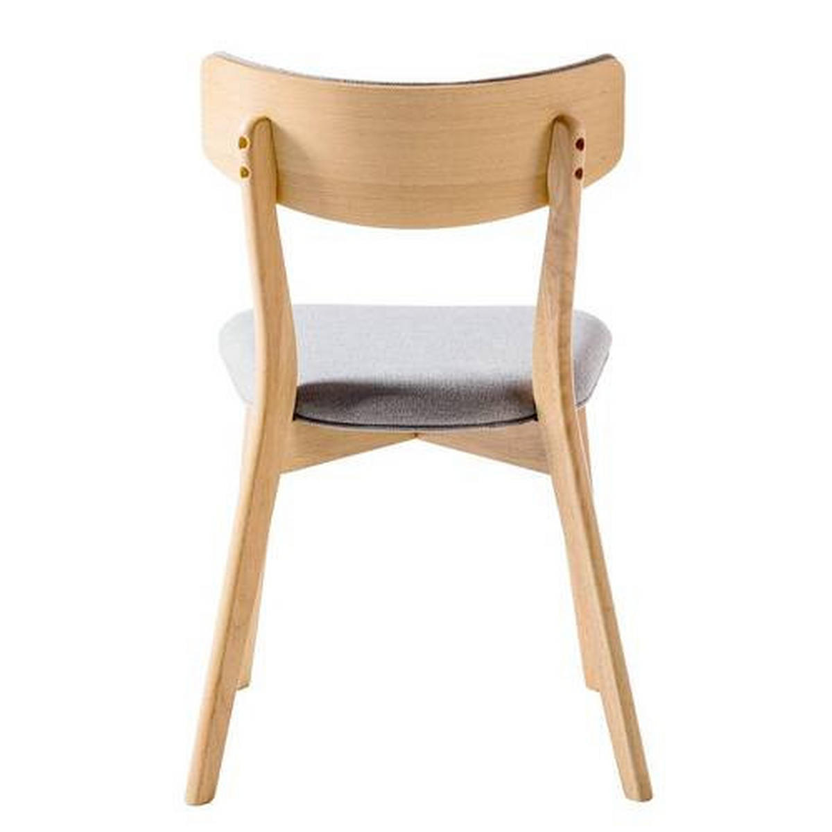 ŽIDLE, přírodní barvy, světle šedá - světle šedá/přírodní barvy, Moderní, dřevo/textil (49.5/80/49.5cm) - home24
