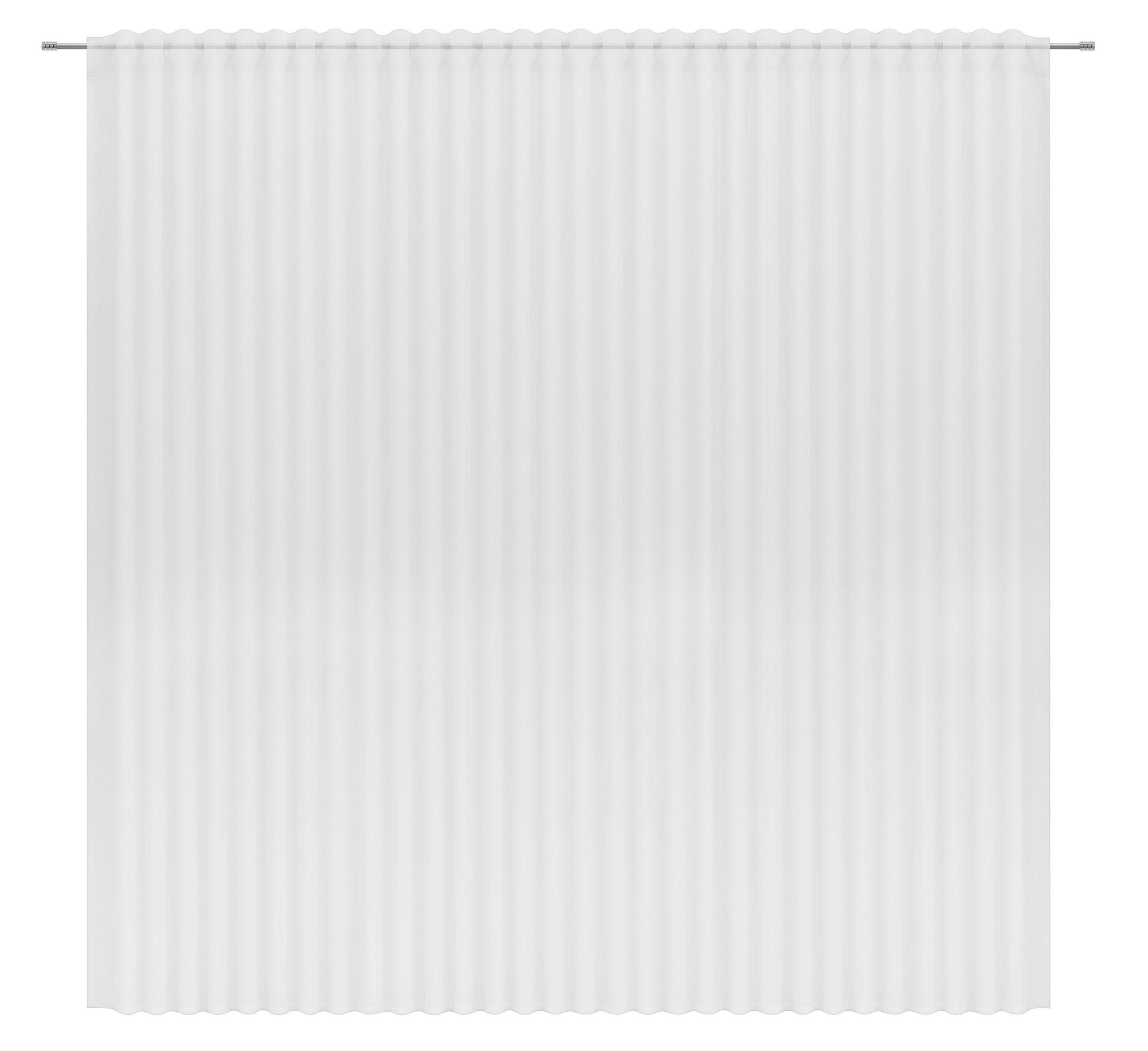 FERTIGSTORE  halbtransparent   450/245 cm  - Weiß, Basics, Textil (450/245cm) - Esposa