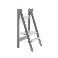 LERNTURM  - Grau, Basics, Holz (38/90/40cm)