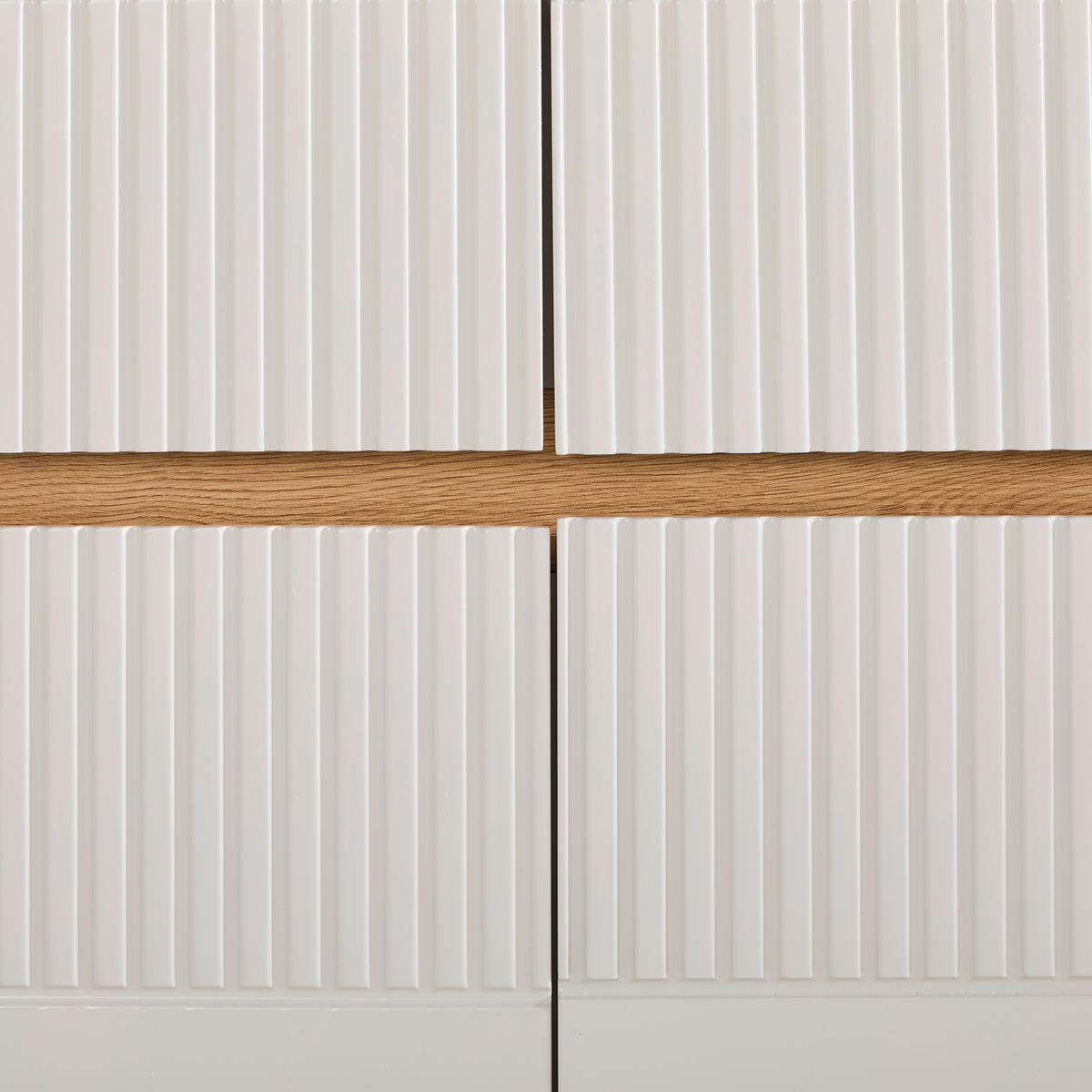 HIGHBOARD  in 117/120/40 cm  - Kaschmir/Eichefarben, Trend, Holzwerkstoff (117/120/40cm) - Xora