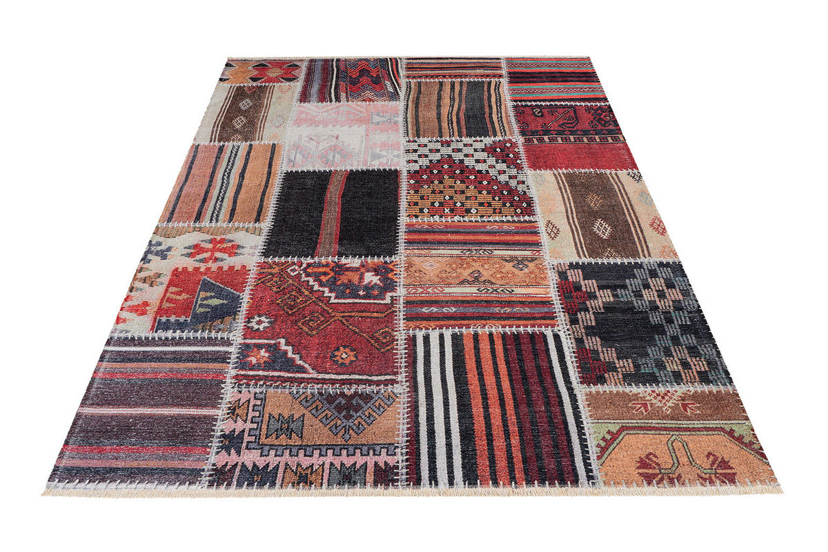 FLACHWEBETEPPICH 115/170 cm My Ethno  - Multicolor, Lifestyle, Textil (115/170cm)