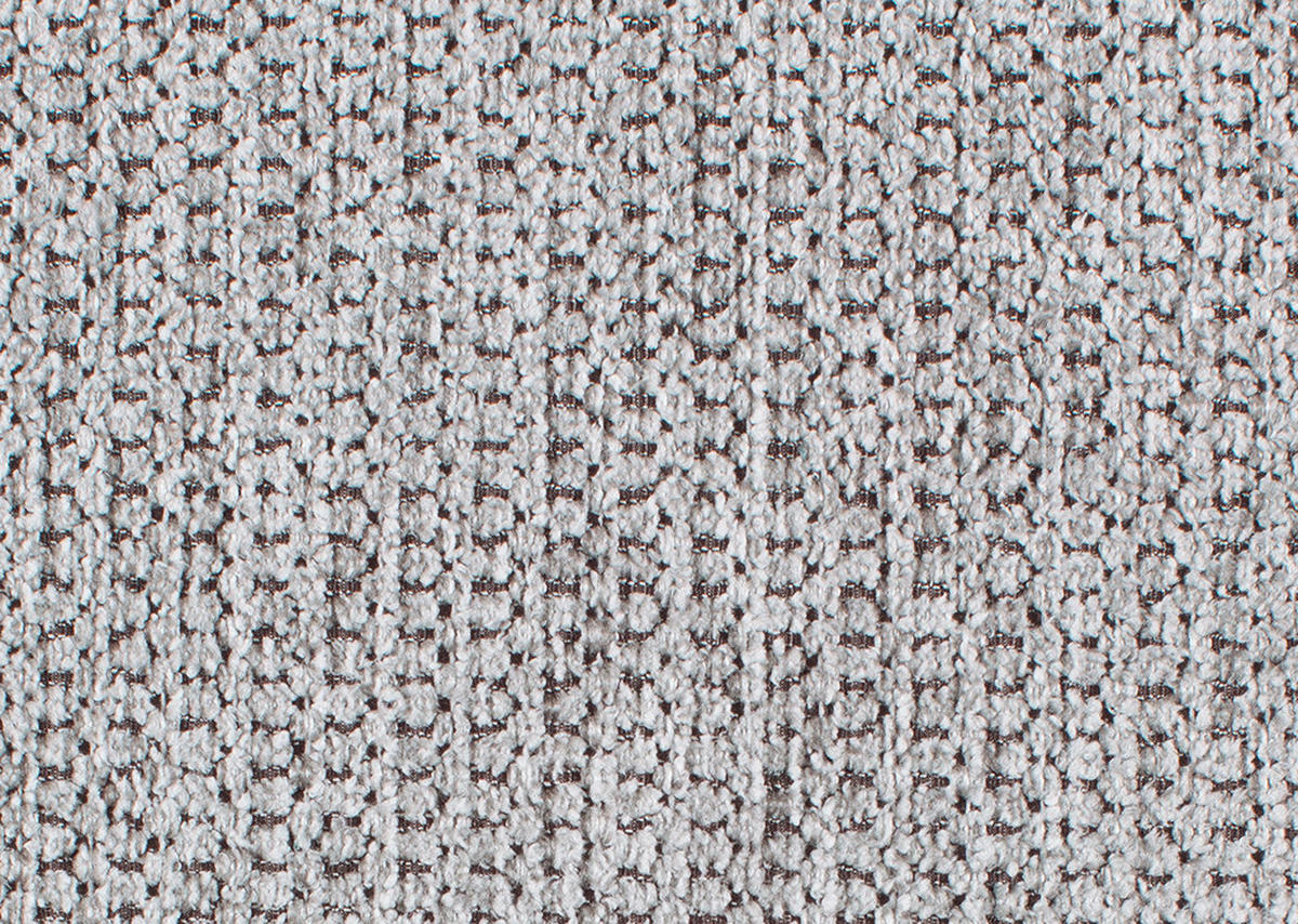 ECKSOFA in Flachgewebe Hellgrau  - Hellgrau/Schwarz, Design, Textil/Metall (238/290cm) - Pure Home Lifestyle