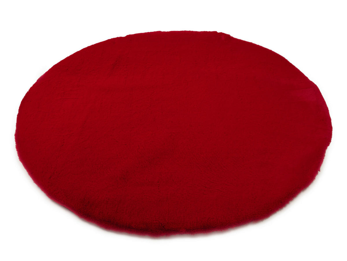 HOCHFLORTEPPICH 80 cm Silky Haven Rot  - Rot, Basics, Textil (80cm) - Novel