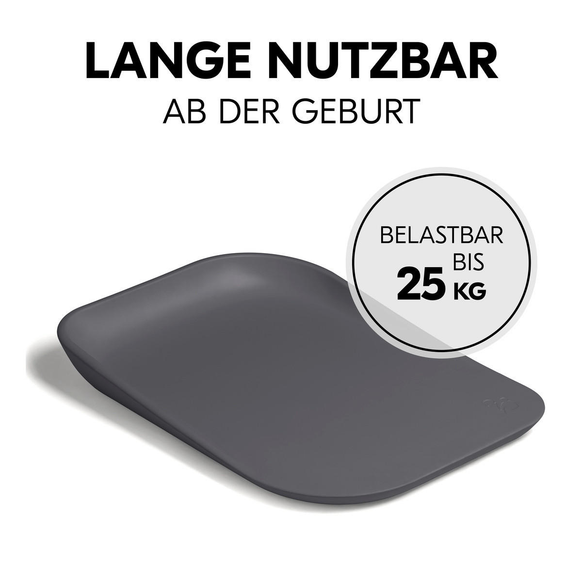 WICKELAUFLAGE   - Grau, Basics (50/10/70cm) - Hauck