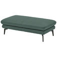 3-SITZER-SOFA in Leder Opal  - Opal/Schwarz, Design, Leder/Metall (222/86/104cm) - Dieter Knoll
