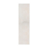 LÄUFER 80/300 cm Monroe 225 Weiß  - Weiß, KONVENTIONELL, Kunststoff/Textil (80/300cm)