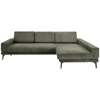 Freisteller von SetOne by Musterring ECKSOFA Olivgrün Chenille.