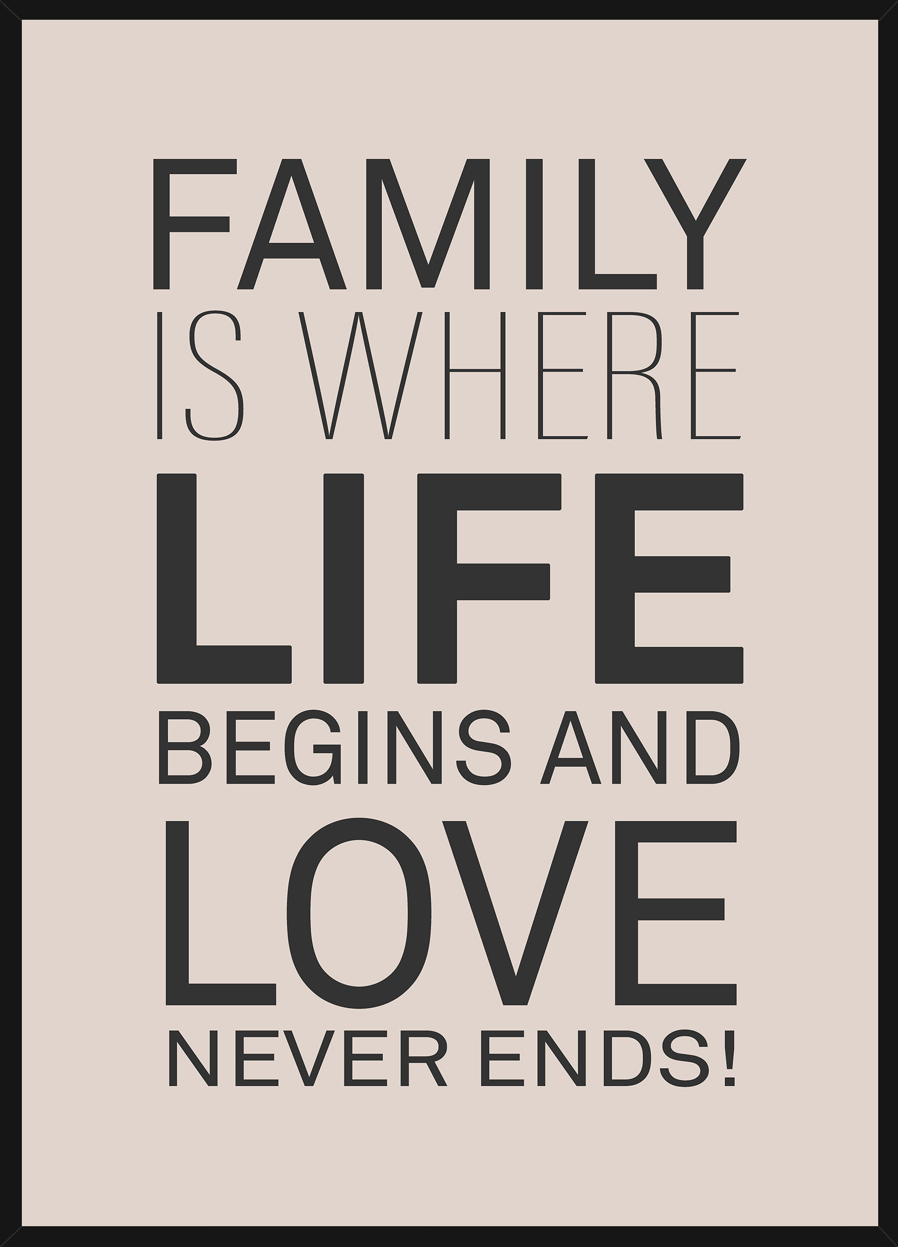 KUNSTDRUCK 50/70 cm  - Multicolor/Schwarz, LIFESTYLE, Holzwerkstoff (50/70cm) - Monee