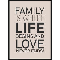 KUNSTDRUCK 50/70 cm  - Multicolor/Schwarz, LIFESTYLE, Holzwerkstoff (50/70cm) - Monee