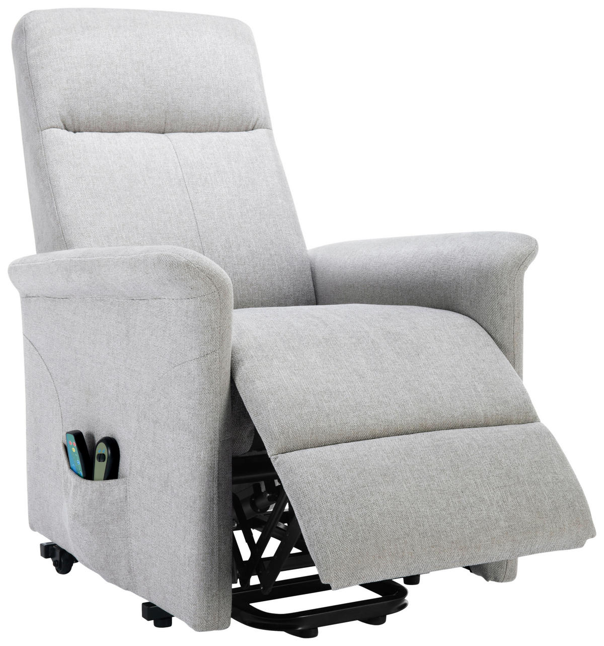 MASSAGESESSEL Mikrofaser Greige    - Greige/Schwarz, KONVENTIONELL, Kunststoff/Textil (72/102/86cm) - MID.YOU