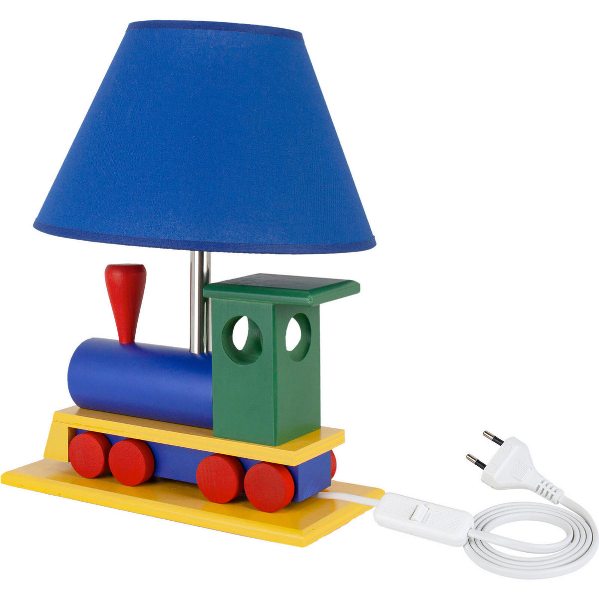 KINDERTISCHLEUCHTE Dampflok 32/27/14 cm 32/27/14 cm  - Multicolor, Basics, Holz (32/27/14cm)