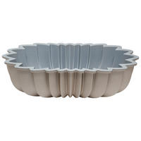 KASTENFORM  - Creme, Design, Metall (28/8/16,5cm) - Dr.Oetker