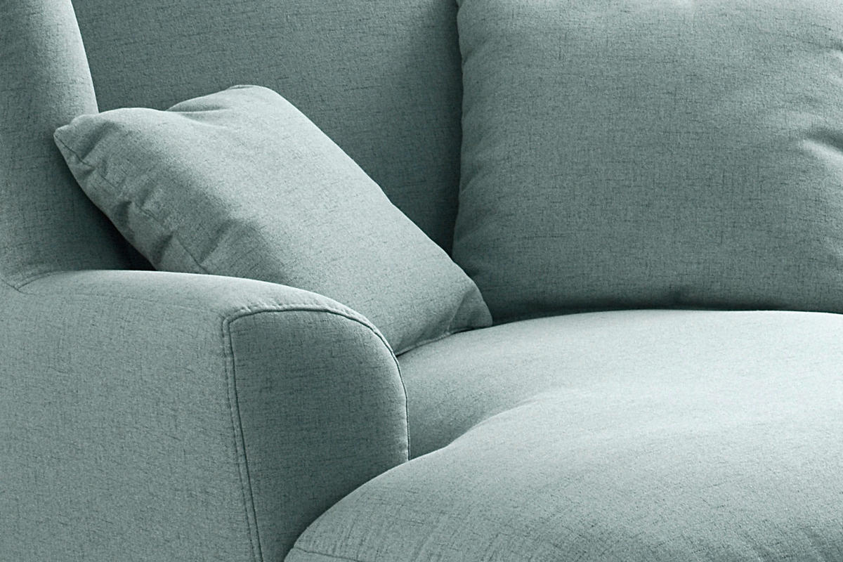 XXL-SESSEL - Blau/Dunkelbraun, MODERN, Textil (109/104/145cm) - Sit & More