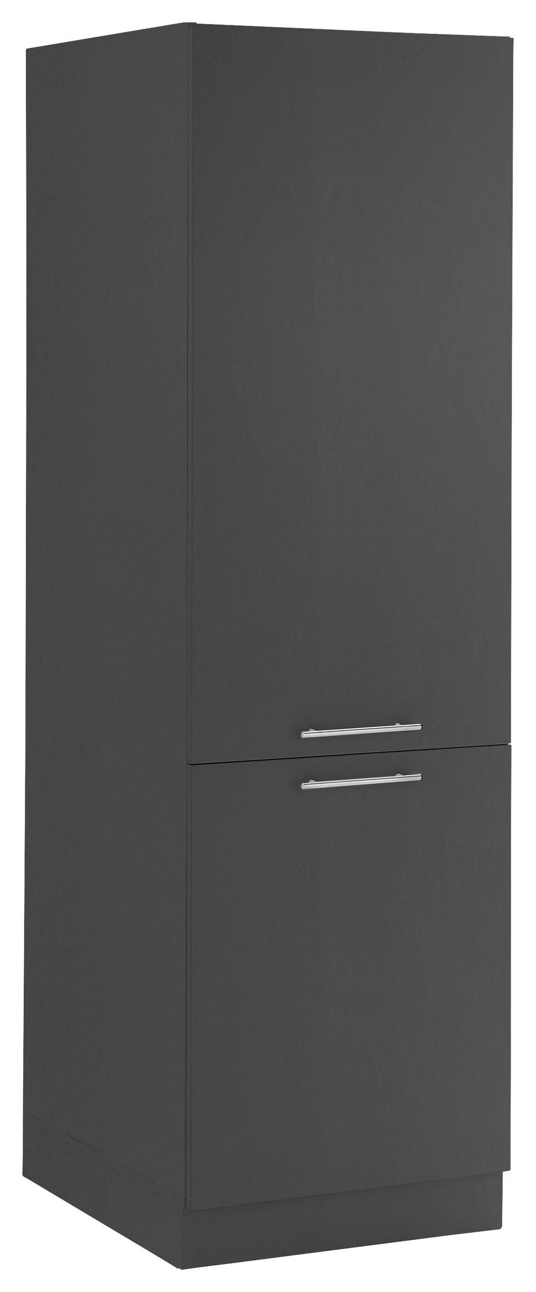 MEHRZWECKSCHRANK 60/200/68 cm  in Anthrazit  - Chromfarben/Anthrazit, Design, Holzwerkstoff/Kunststoff (60/200/68cm)