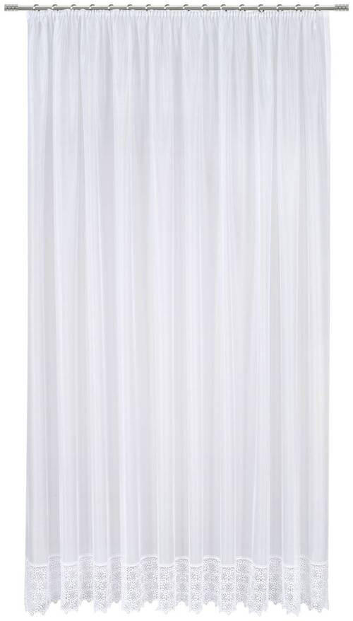 HOTOVÝ ZÁVES, 300/245 cm - biela, Konventionell, textil (300/245cm) - Esposa