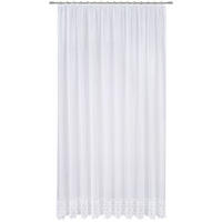 HOTOVÝ ZÁVES, 300/245 cm - biela, Konventionell, textil (300/245cm) - Esposa