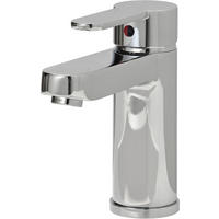 WASCHTISCHARMATUR 5/15,4/16,8 cm  - Chromfarben, Basics, Metall (5/15,4/16,8cm) - Sadena