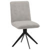 STUHL  in Stahl Webstoff Metall, Textil  - Graubraun/Schwarz, Design, Textil/Metall (46,5/87/64cm) - Voleo