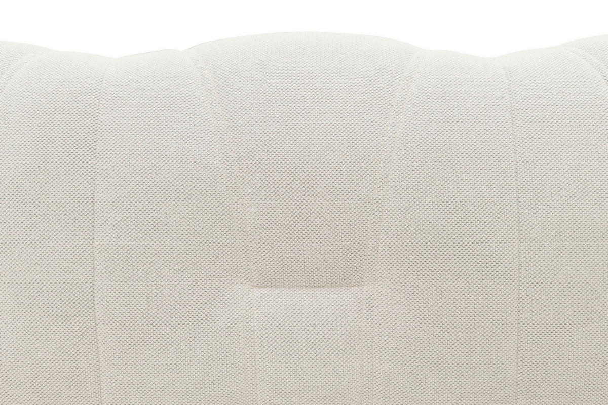 WOHNLANDSCHAFT FLORES FK Creme Mikrofaser  - Creme/Schwarz, KONVENTIONELL, Kunststoff/Textil (293/84/182cm) - MID.YOU