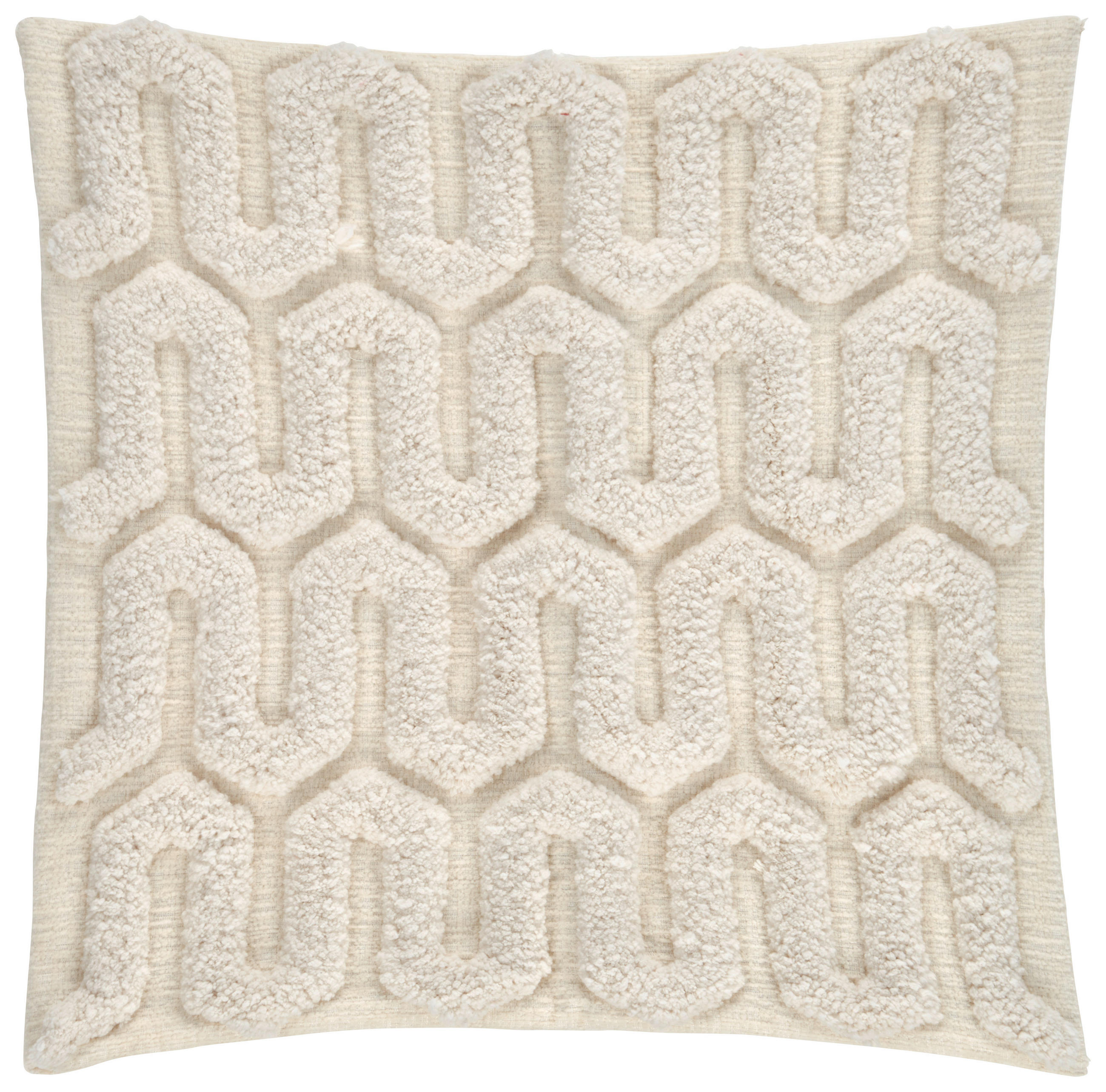 ZIERKISSEN  45/45 cm   - Weiß, KONVENTIONELL, Textil (45/45cm) - Esposa