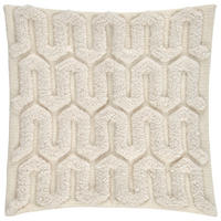 ZIERKISSEN  45/45 cm   - Weiß, KONVENTIONELL, Textil (45/45cm) - Esposa