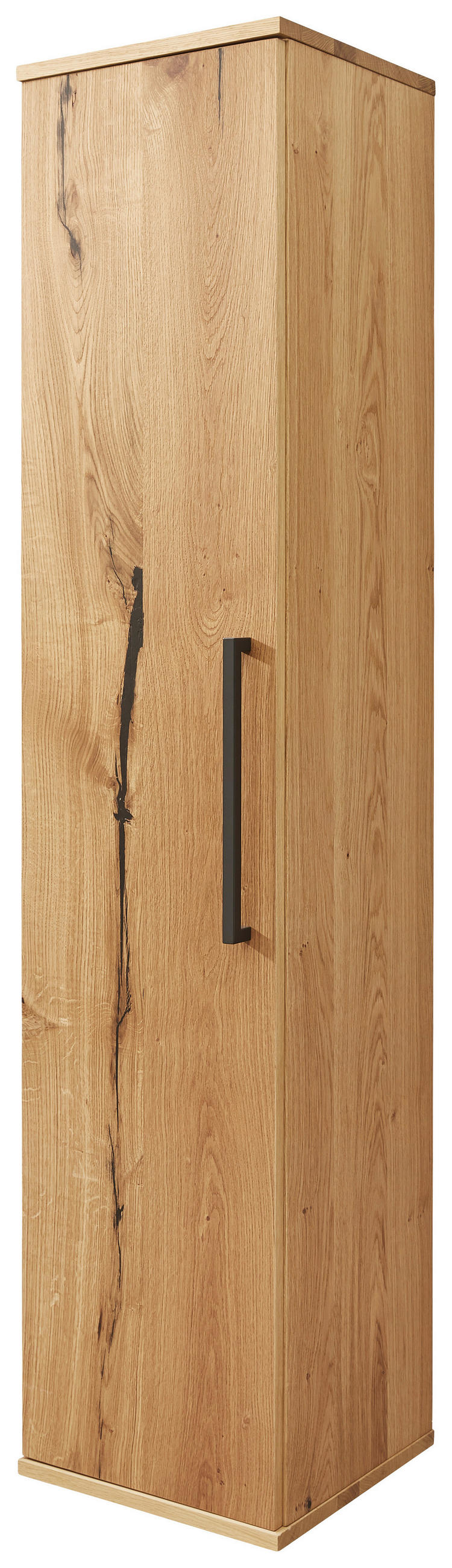HOCHSCHRANK 35/165/37 cm  - Eichefarben/Anthrazit, Design, Glas/Holz (35/165/37cm) - Dieter Knoll