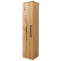 HOCHSCHRANK 35/165/37 cm  - Eichefarben/Anthrazit, Design, Glas/Holz (35/165/37cm) - Dieter Knoll
