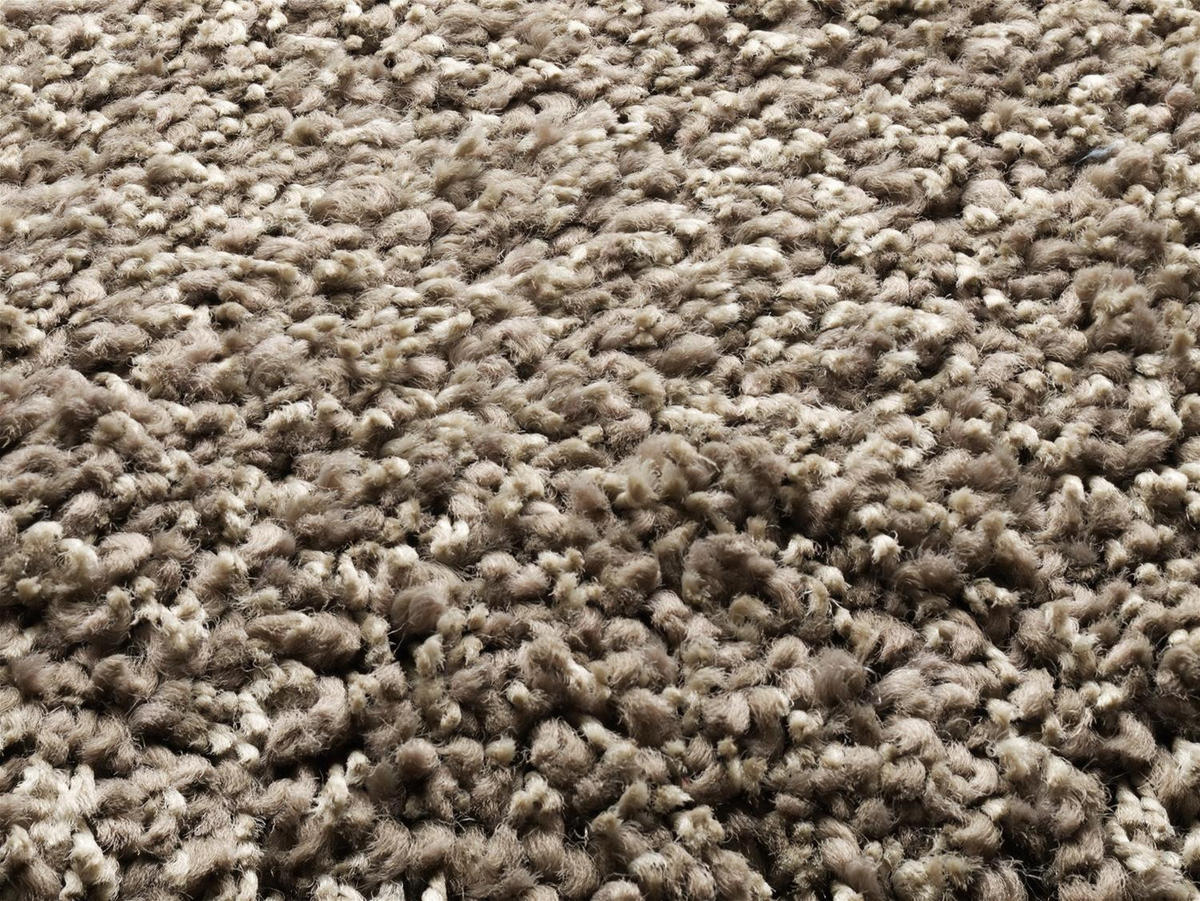 HOCHFLORTEPPICH 150 cm Fashion Shaggy  - Hellbraun, Basics, Textil (150cm) - Novel