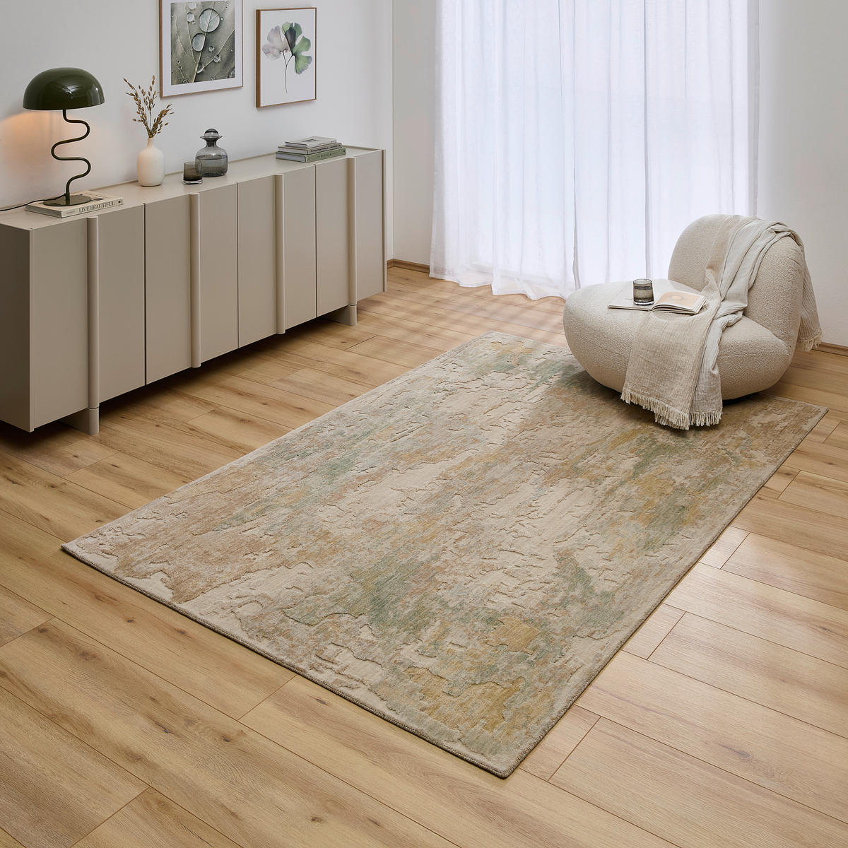 ORIENTTEPPICH 140/205 cm Highland Beige  - Beige, Design, Textil (140/205cm) - Cazaris