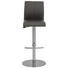 BARHOCKER in Grau, Edelstahlfarben - Edelstahlfarben/Grau, Design, Textil/Metall (42/87-112/42cm) - Dieter Knoll BARHOCKER in Grau, Edelstahlfarben - Edelstahlfarben/Grau, Design, Textil/Metall (42/87-112/42cm) - Dieter Knoll