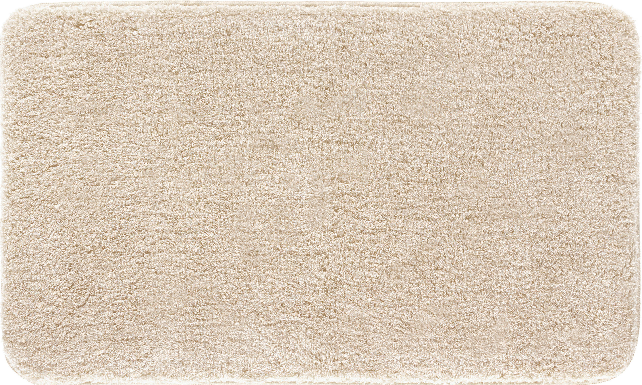 BADTEPPICH Melange Champagner 50/80 cm  - Champagner, Basics, Kunststoff/Textil (50/80cm) - Grund