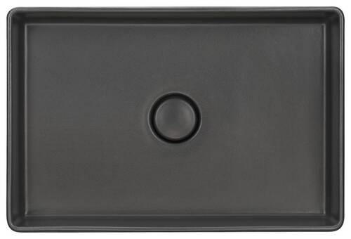 WASCHBECKEN 60/10,6/40 cm  - Schieferfarben, Basics, Keramik (60/10,6/40cm) - Systemceram