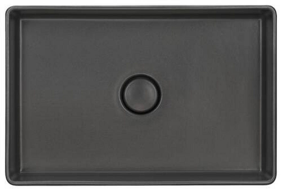 WASCHBECKEN 60/10,6/40 cm  - Schieferfarben, Basics, Keramik (60/10,6/40cm) - Systemceram