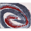 BIDET-VORLEGER Grau, Rot 50/60 cm  - Rot/Grau, Basics, Kunststoff/Textil (50/60cm) - Grund
