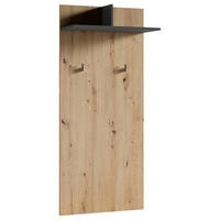 GARDEROBENPANEEL  in 60/136/27 cm  - Anthrazit/Eiche Artisan, MODERN, Holzwerkstoff (60/136/27cm) - MID.YOU