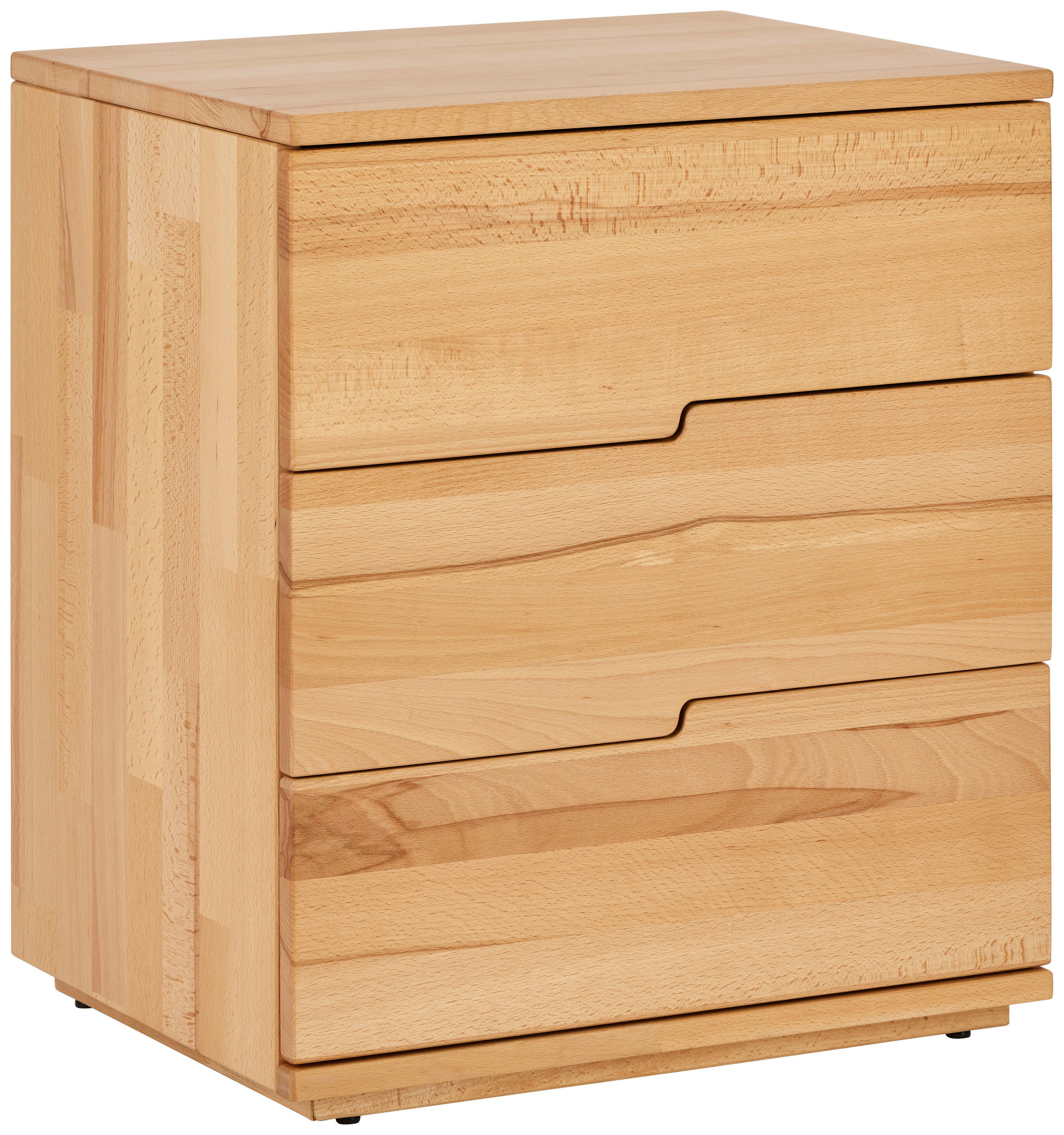 NACHTSCHRANK 50/60/40 cm Kernbuche massiv  - Natur, Holz (50/60/40cm) - MID.YOU
