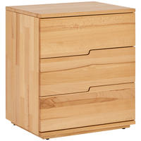 NACHTTISCH 50/60/40 cm  in massiv Kernbuche  - Natur, Holz (50/60/40cm) - MID.YOU