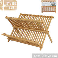 OCEĐIVAČ POSUĐA BAMBOU & CO  - boja ćilibara, Osnovno, drvo (43,5/38/4cm)