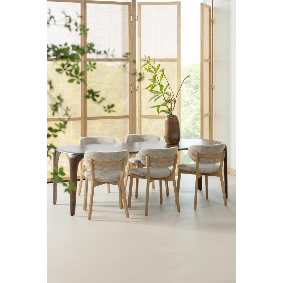 ESSTISCH in Holz 230/95/76 cm   - Dunkelbraun, MODERN, Holz (230/95/76cm) - Livetastic