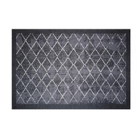 FUßMATTE  80/120 cm  Schwarz, Weiß  - Schwarz/Weiß, Basics, Kunststoff/Textil (80/120cm) - Esposa