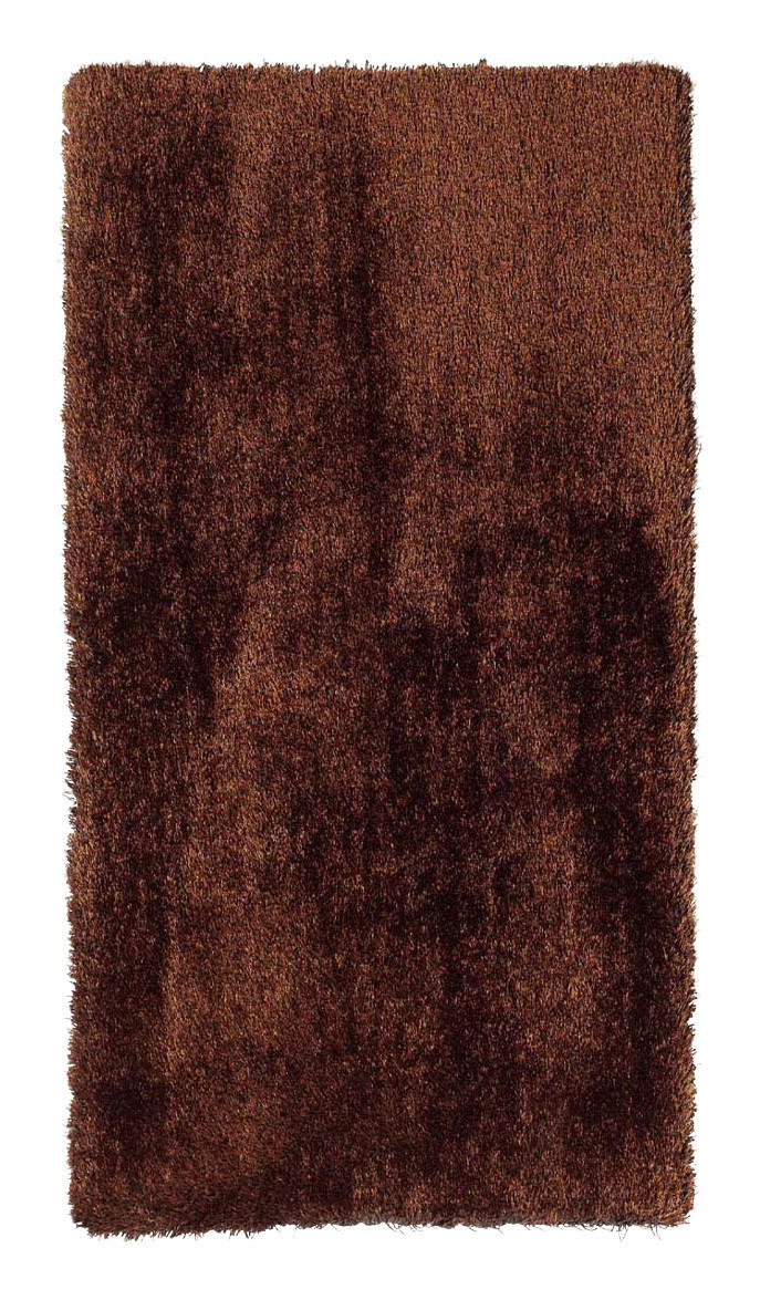 SHAGGY 80/150 cm KS-109 Braun, Dunkelbraun  - Dunkelbraun/Braun, Basics, Textil (80/150cm)