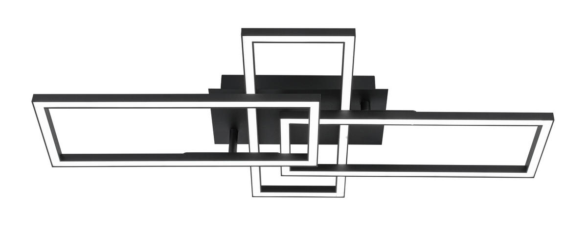 LED SVJETILJKA STROPNA  - bijela/crna, Trend, metal/plastika (62/34/8,7cm) - Novel