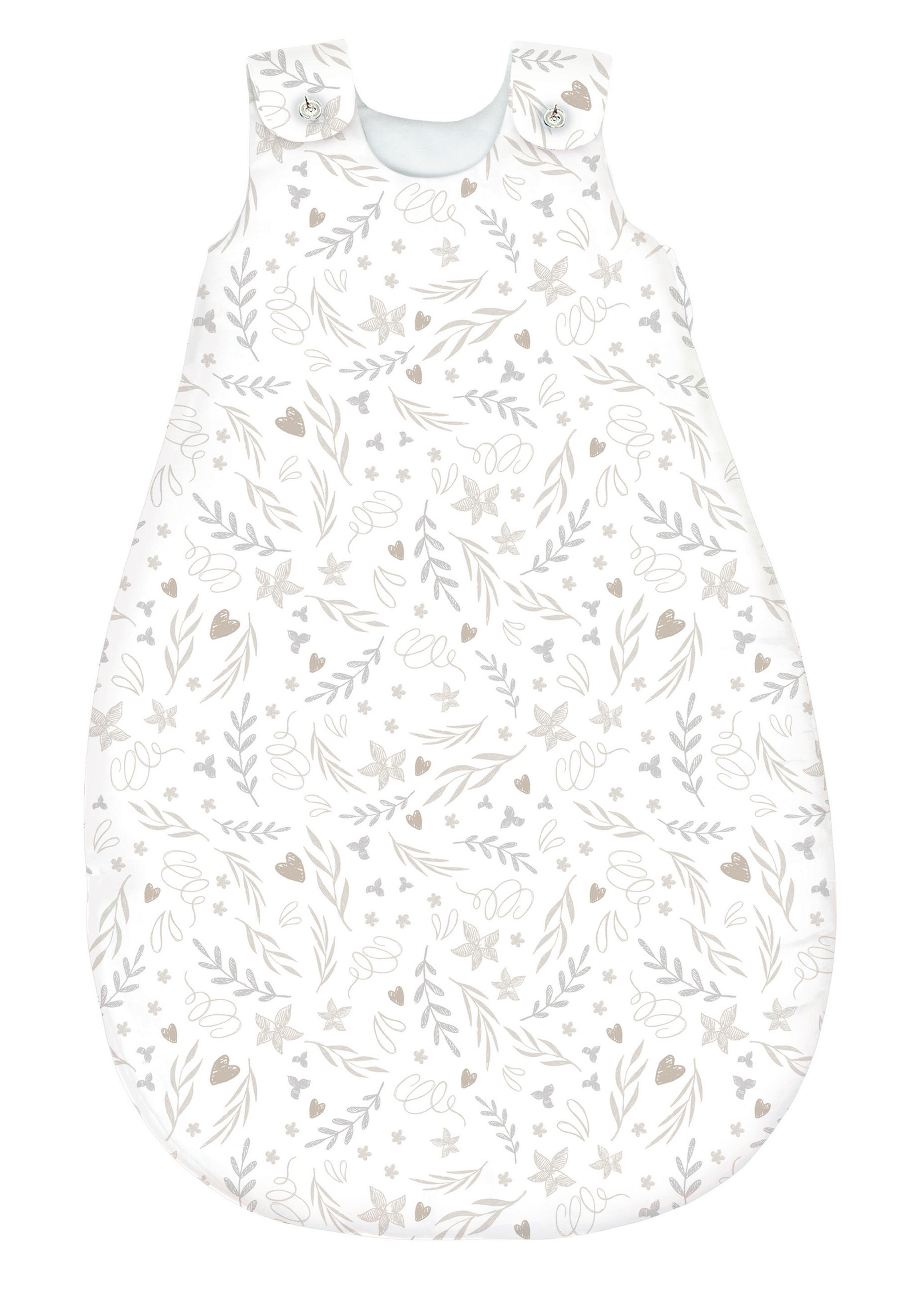 BABYSCHLAFSACK Avelia    68/74   - Taupe, Basics, Textil (68/74null) - Avelia