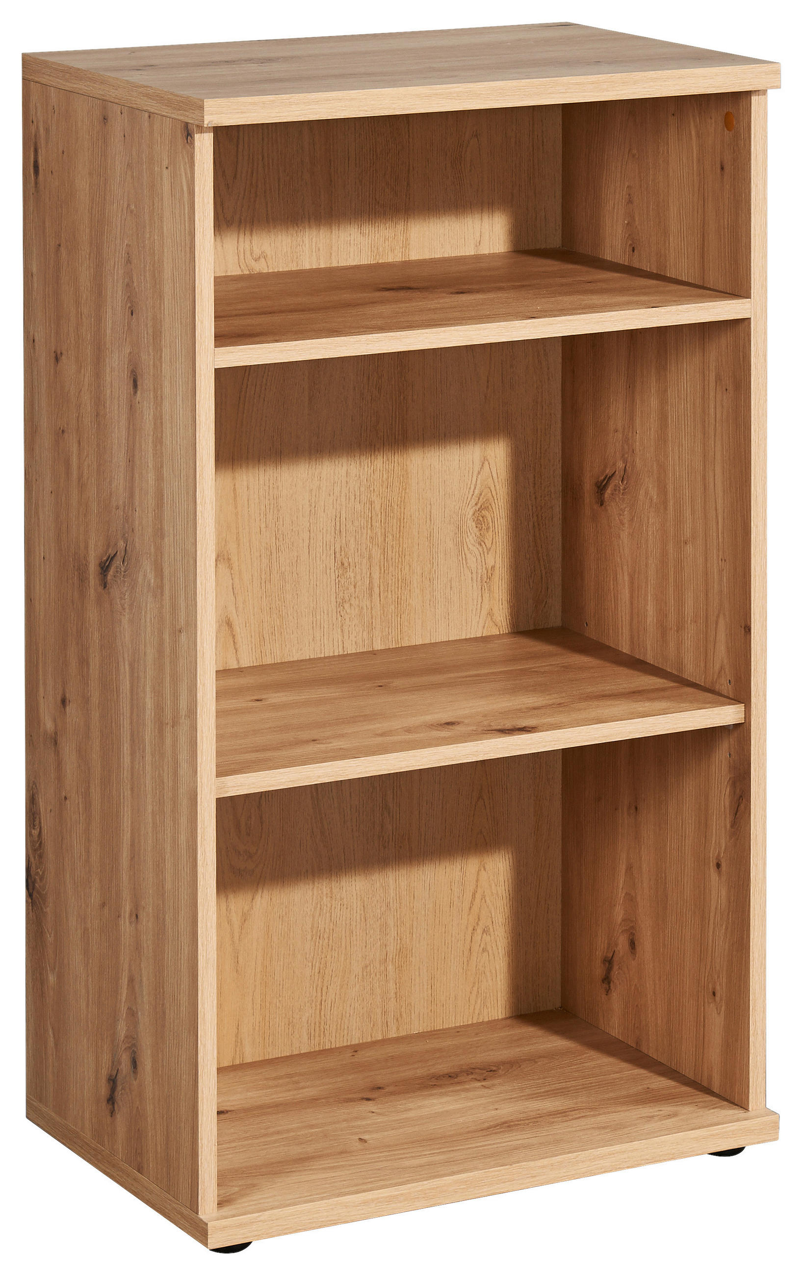 AKTENREGAL Eiche Artisan  - Schwarz/Eiche Artisan, MODERN, Holzwerkstoff/Kunststoff (54/95/38cm) - MID.YOU