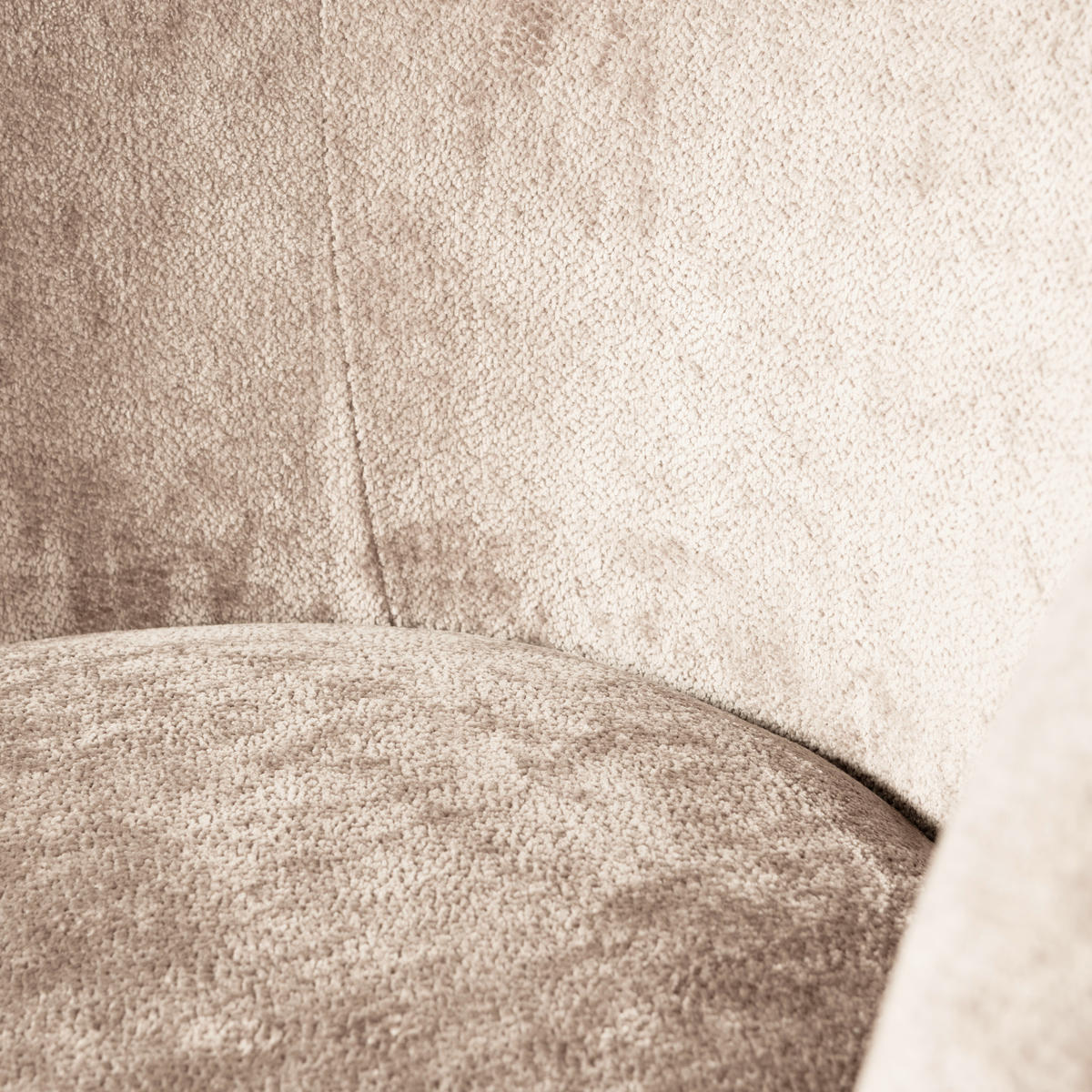 SESSEL in Chenille Naturfarben  - Naturfarben, Design, Textil (81/72/80cm) - Livetastic