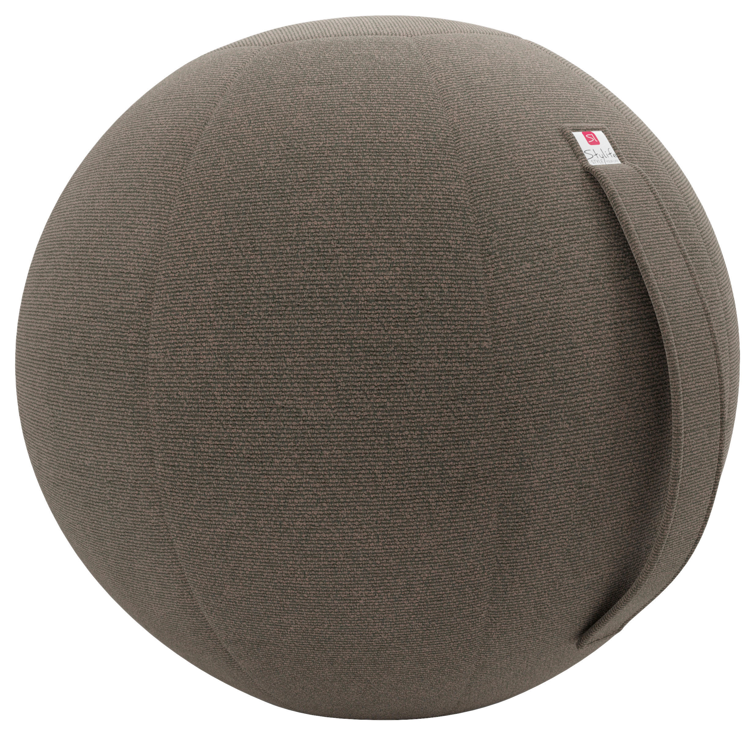 SITZBALL - Taupe, Design, Textil (65cm) - Stylife